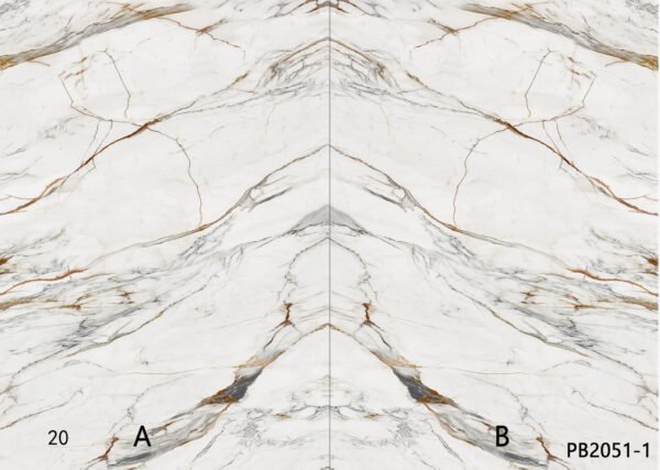 bookmatched marble