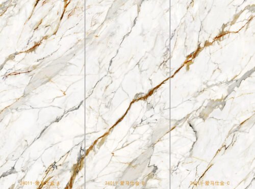 bookmatched marble
