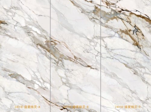 bookmatched marble